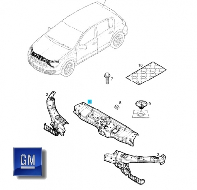 Piese Auto Opel Traversa superioara Opel Astra H L48 Revizie Masina